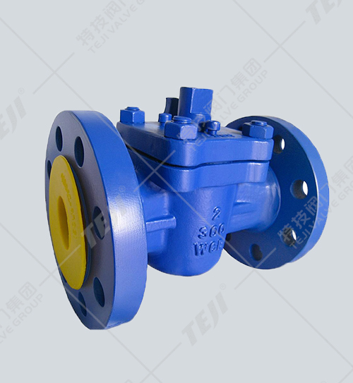 美標法蘭式卡套旋塞閥