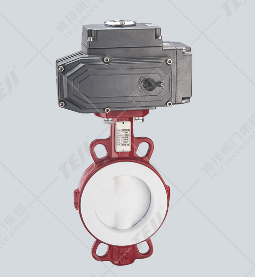 電動(dòng)對夾式襯氟蝶閥